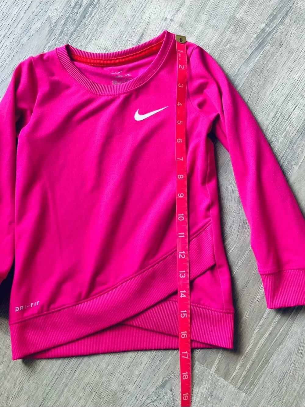 Nike Dri-FIT Pink Long Sleeve Top Girls 3T